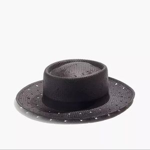 Madewell x Biltmore® Perforated Boater Hat!!